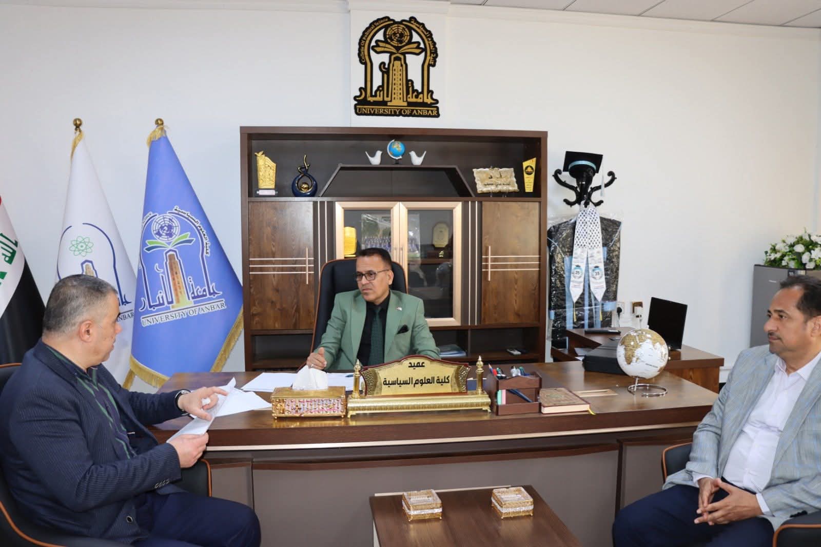 Reception of the Delegation of the Iraqi Academics Syndicate – Anbar Branch